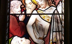 Der ungläubige Thomas berührt die Wunden Jesu.