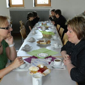 Vorstellung der Firmlinge und Pfarrcafé
