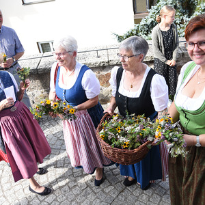 Verteilung der Kräuterbüschel